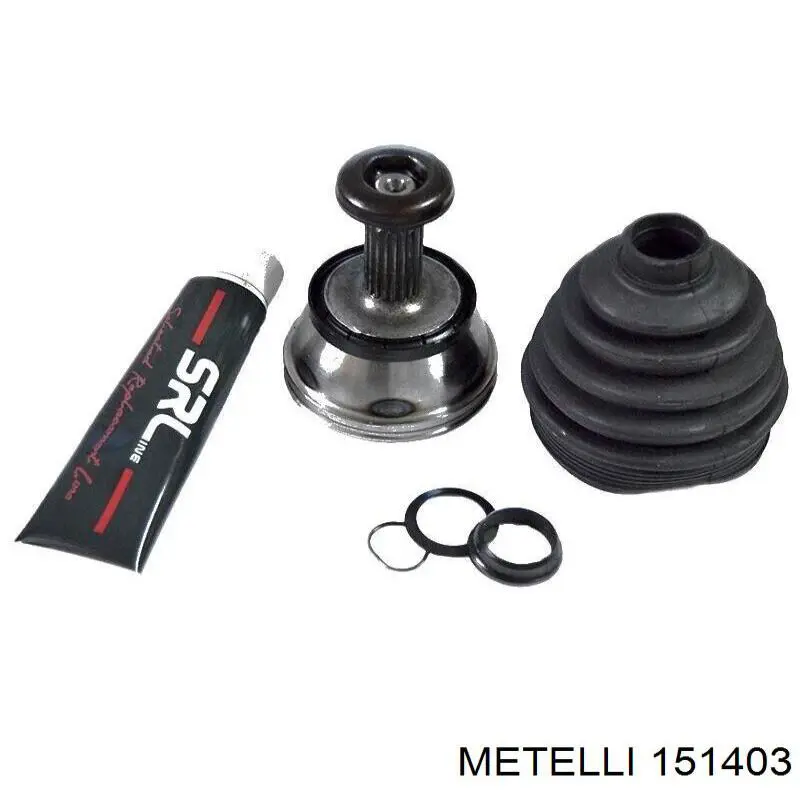 Купити 151403 Metelli Шарнір приводу зовнішній