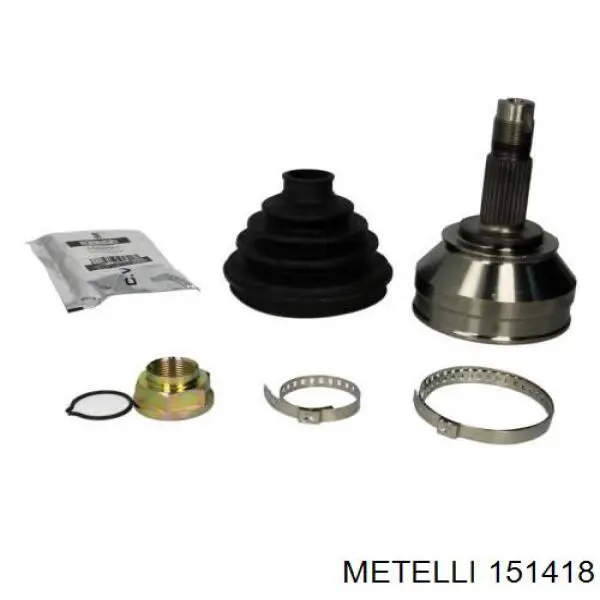 ШРУС зовнішній передній 151418 Metelli