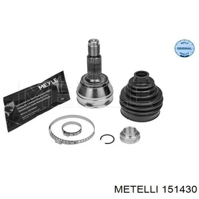 ШРУС зовнішній передній 151430 Metelli