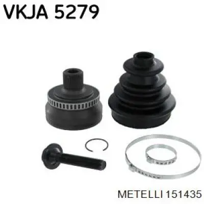 ШРУС зовнішній Metelli 151435