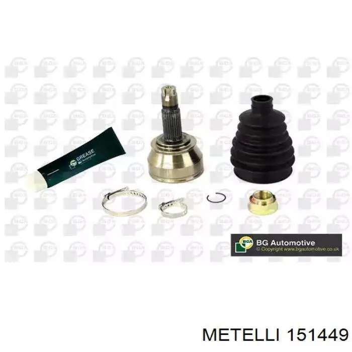 Купити 151449 Metelli Шарнір приводу зовнішній