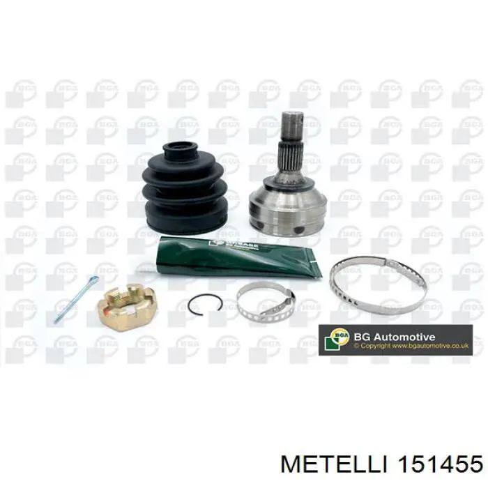 Купити 151455 Metelli Шарнір приводу зовнішній