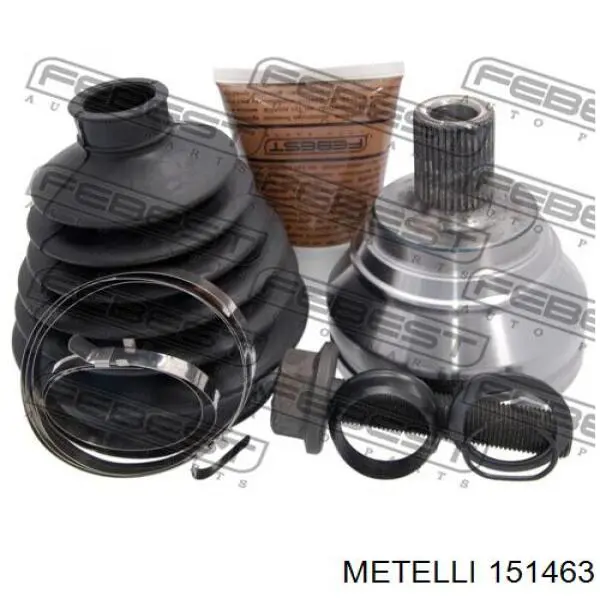 ШРУС зовнішній передній 151463 Metelli