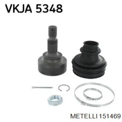 Купити 151469 Metelli Шарнір приводу зовнішній