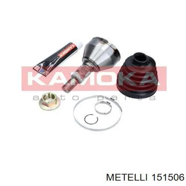 ШРУС зовнішній передній 151506 Metelli