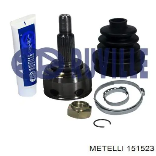 Купити 151523 Metelli Шарнір приводу зовнішній
