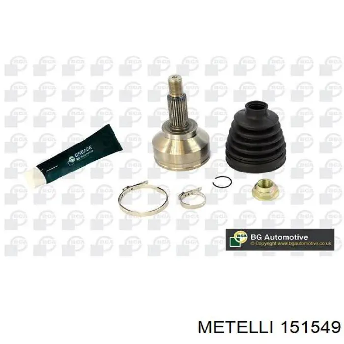 Купити 151549 Metelli Шарнір приводу зовнішній