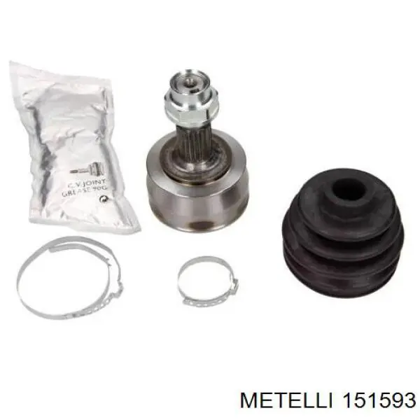 Купити 151593 Metelli Шарнір приводу зовнішній
