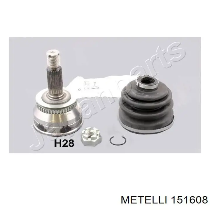 ШРУС зовнішній передній 151608 Metelli