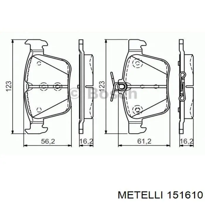 Купити 151610 Metelli Шарнір приводу зовнішній