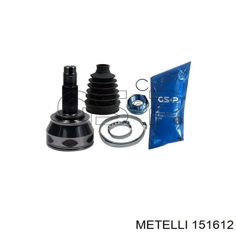 Купити 151612 Metelli Шарнір приводу зовнішній