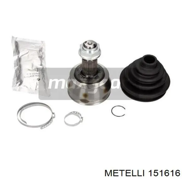 Купити 151616 Metelli Шарнір приводу зовнішній