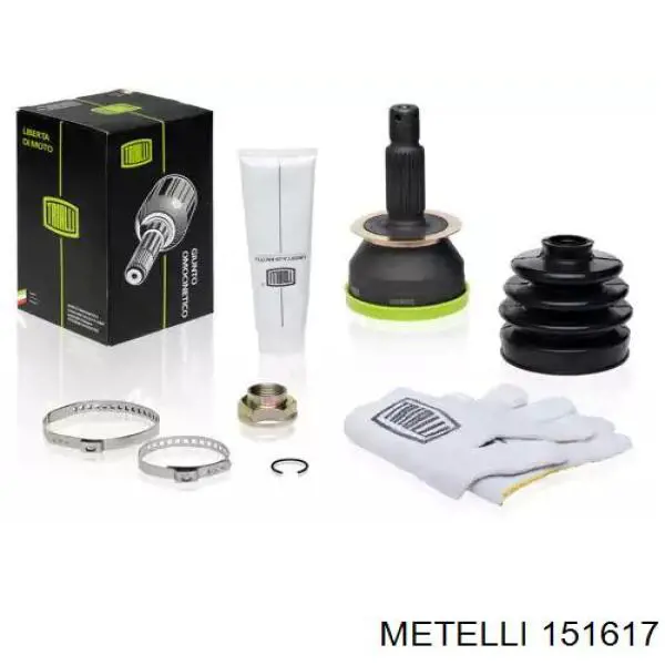 Купити 151617 Metelli Шарнір приводу зовнішній