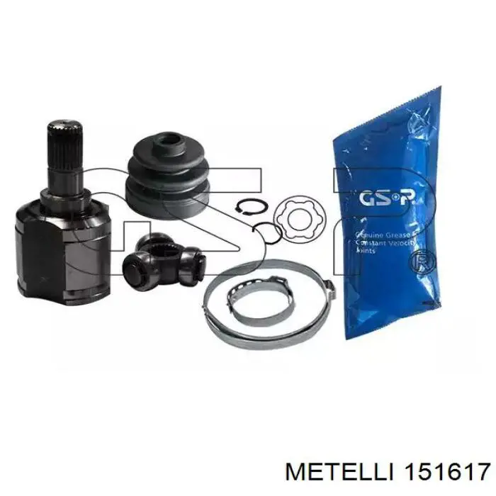 ШРУС зовнішній передній 151617 Metelli