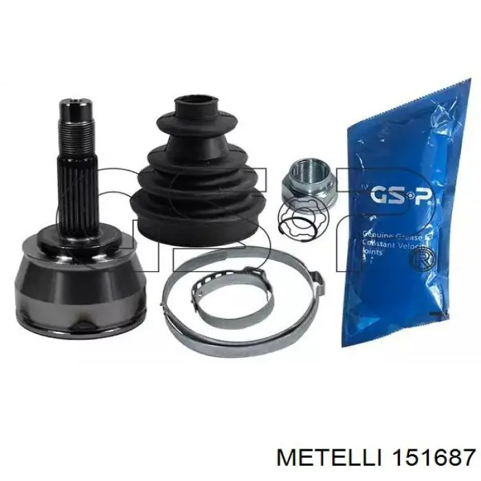 Купити 151687 Metelli Шарнір приводу зовнішній