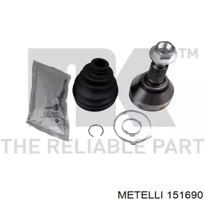 Купити 151690 Metelli Шарнір приводу зовнішній