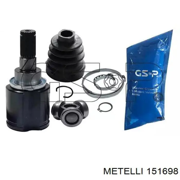 ШРУС зовнішній передній 151698 Metelli