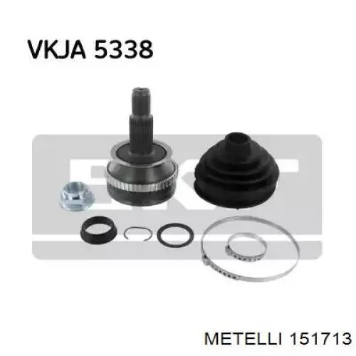 ШРУС зовнішній передній 151713 Metelli