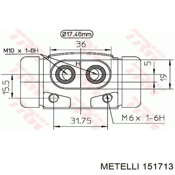 151713 Metelli Граната зовнішня