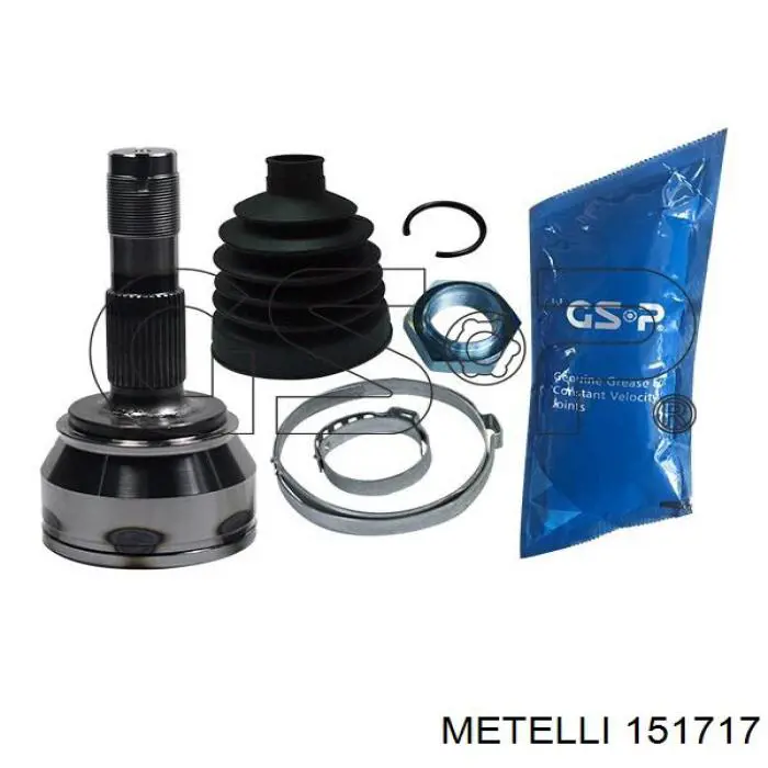 Купити 151717 Metelli Шарнір приводу зовнішній