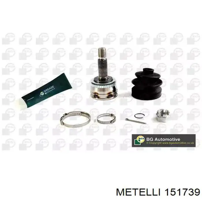 Купити 151739 Metelli Шарнір приводу зовнішній