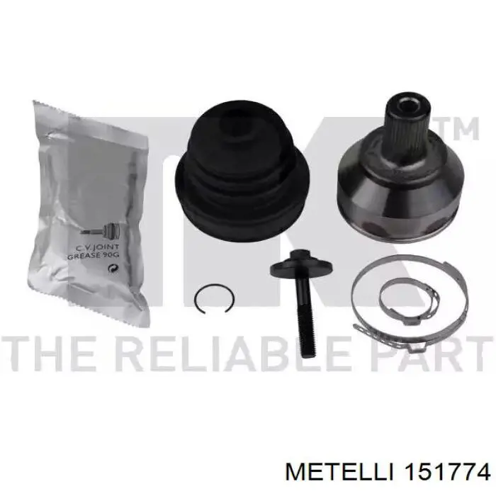 Купити 151774 Metelli Шарнір приводу зовнішній