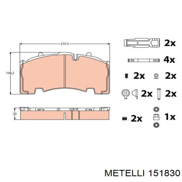 Граната колісна Metelli 151830 ціна, від 38.06 USD