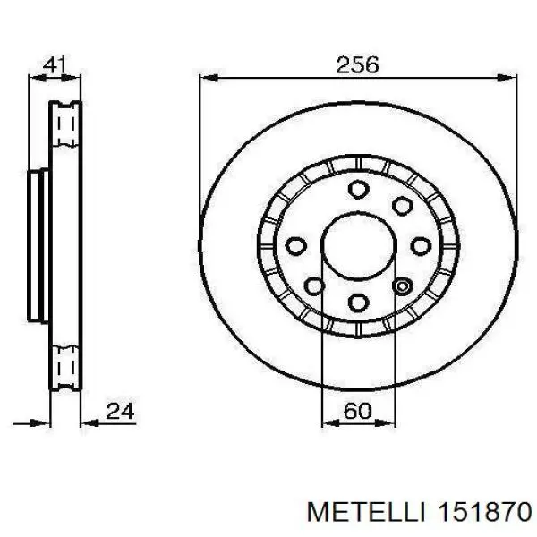 151870 Metelli Граната зовнішня