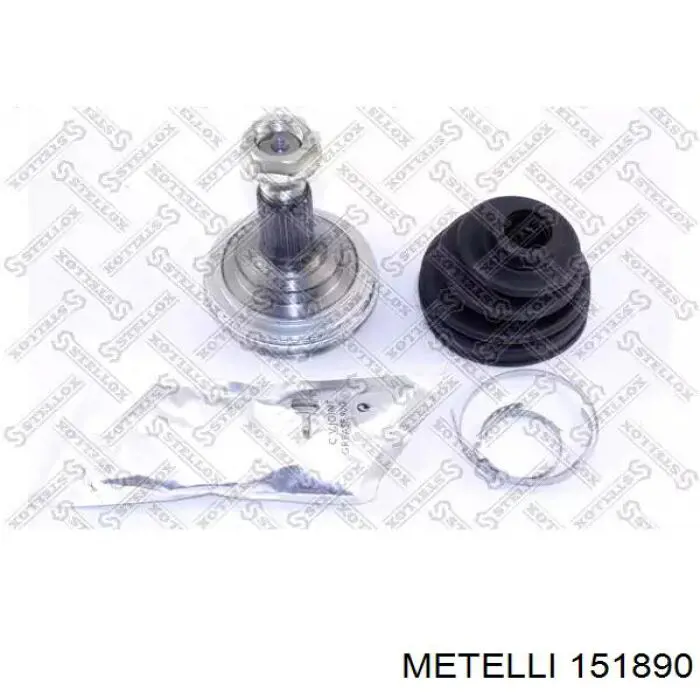 ШРУС зовнішній передній 151890 Metelli