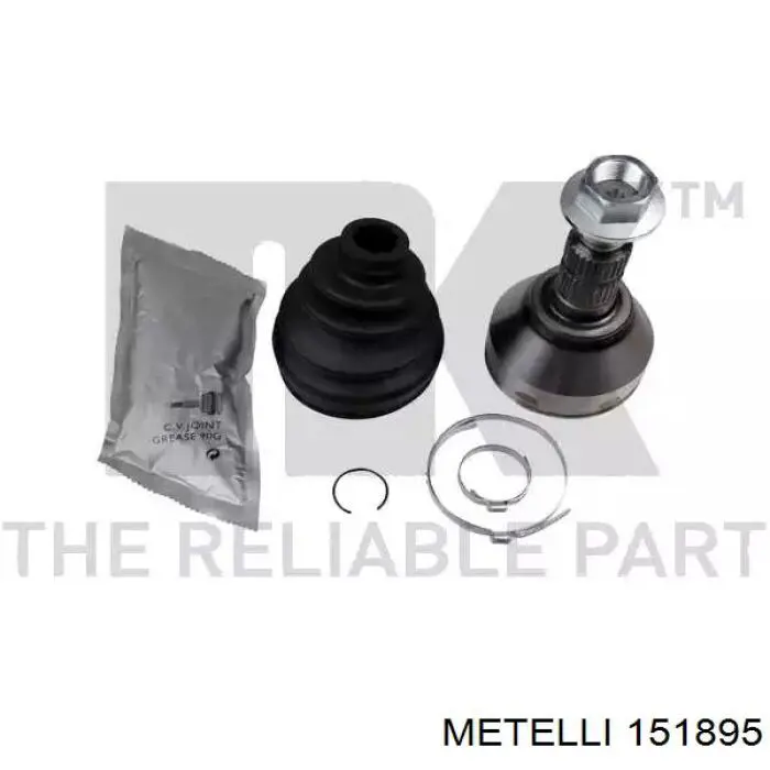 Купити 151895 Metelli Шарнір приводу зовнішній
