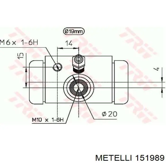 ШРУС зовнішній передній 151989 Metelli