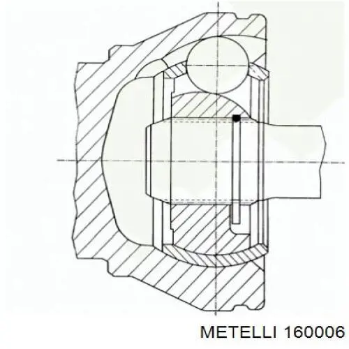 ШРКШ внутрішній, передній Metelli 160006 ціна, від 29.76 USD