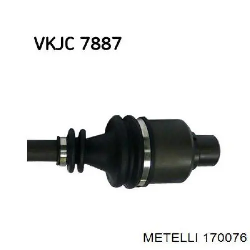 Піввісь (привід) передня BGA DS7308