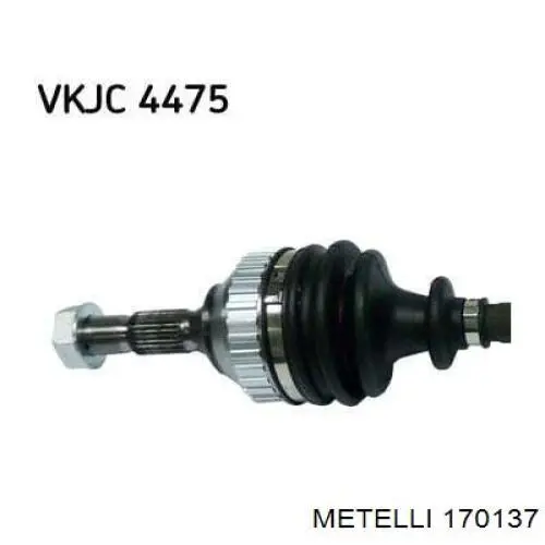 170137 Metelli Привід передній правий