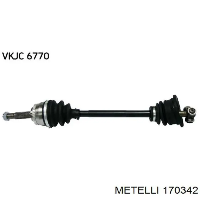 Купити 170342 Metelli Ліва піввісь