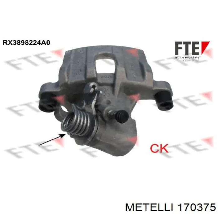 Привід правий Metelli 170375