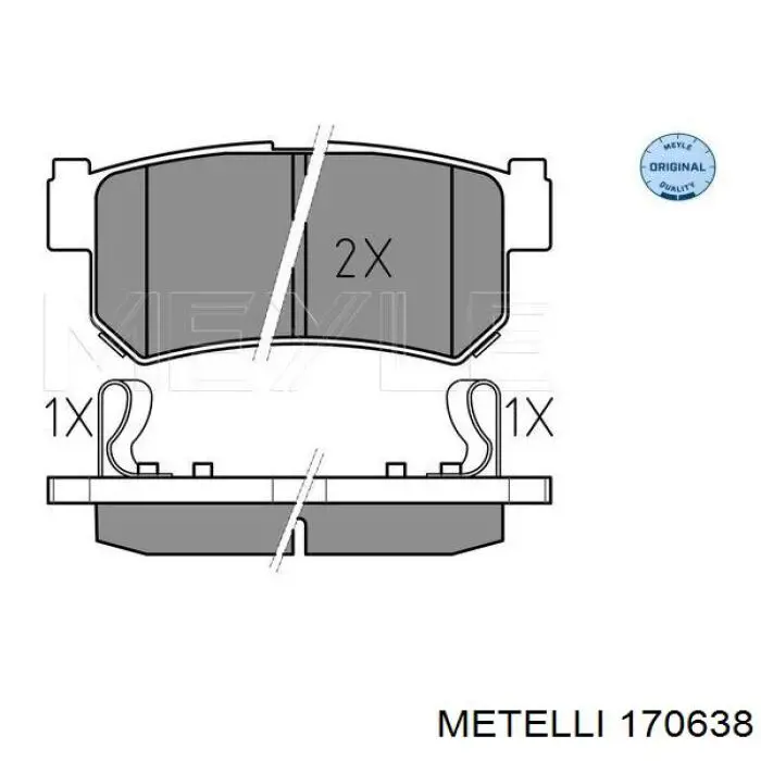 Піввісь права 170638 Metelli