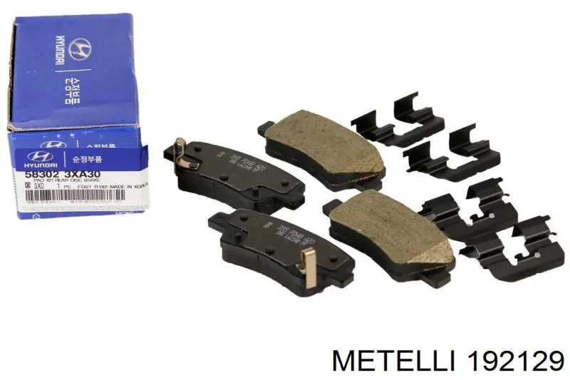 192129 Metelli Підшипник маточини передньої
