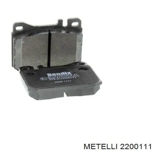 Передні тормозні колодки 2200111 Metelli