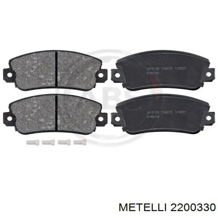 Тормозні колодки Metelli 2200330