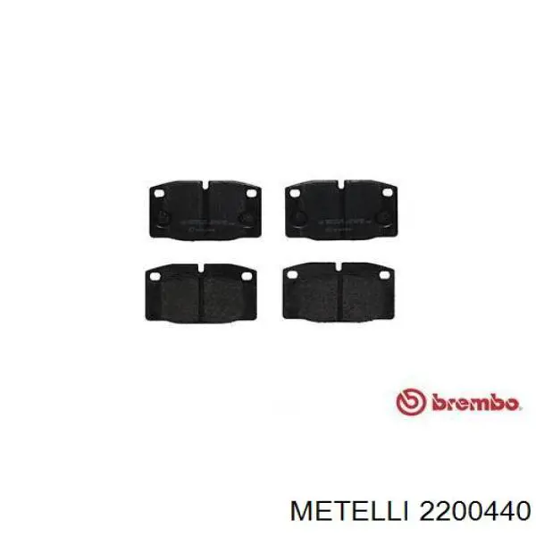 Тормозні колодки Metelli 2200440