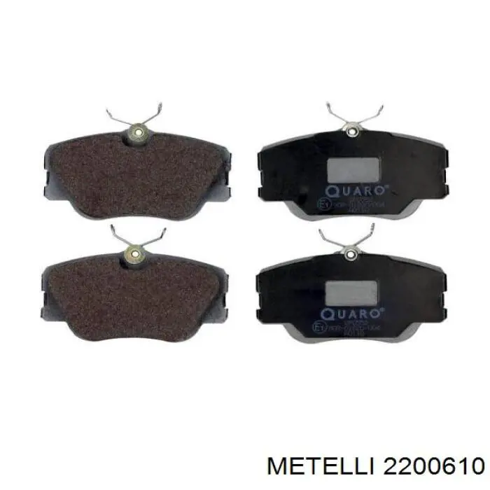 Гальмівні колодки Metelli 2200610 ціна, від 21.17 USD
