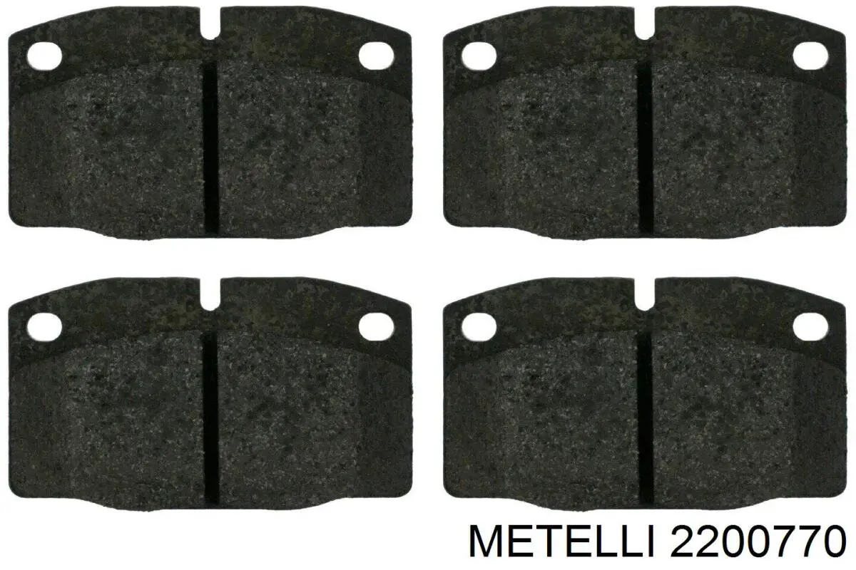 Гальмівні колодки Metelli 2200770 ціна, від 14.05 USD