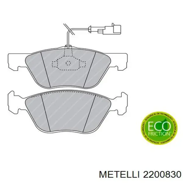 Тормозні колодки Metelli 2200830