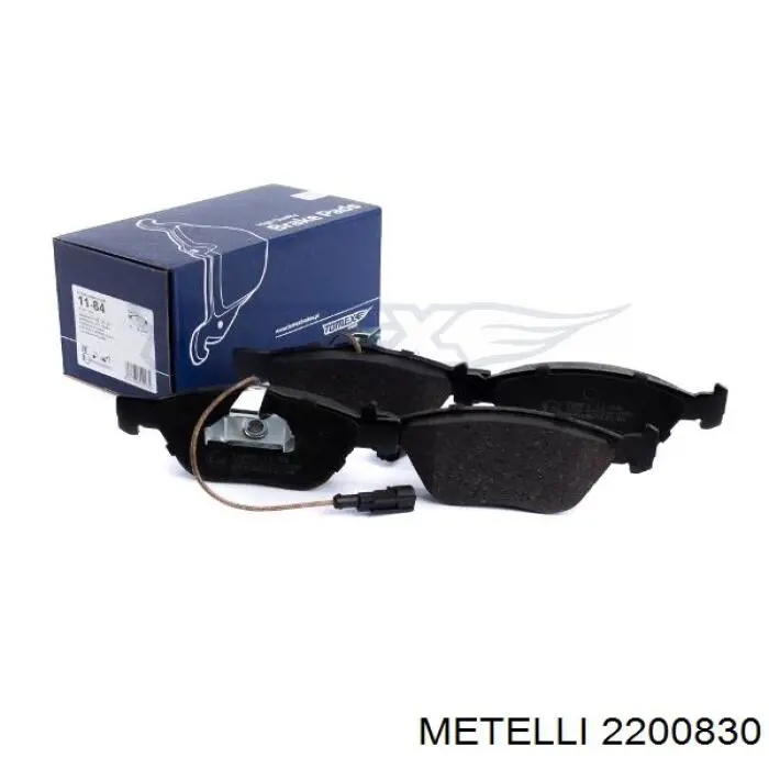 2200830 Metelli Передні гальмівні колодки