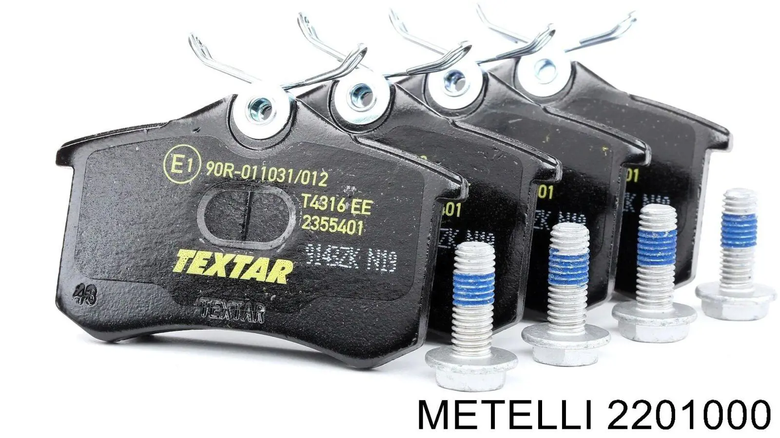 Задні гальмівні колодки 2201000 Metelli