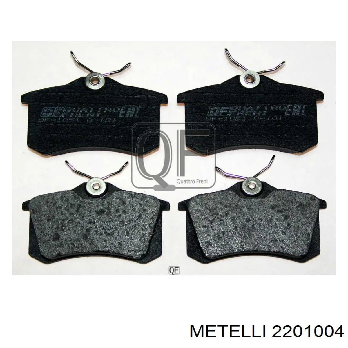 Купити 2201004 Metelli Задні колодки
