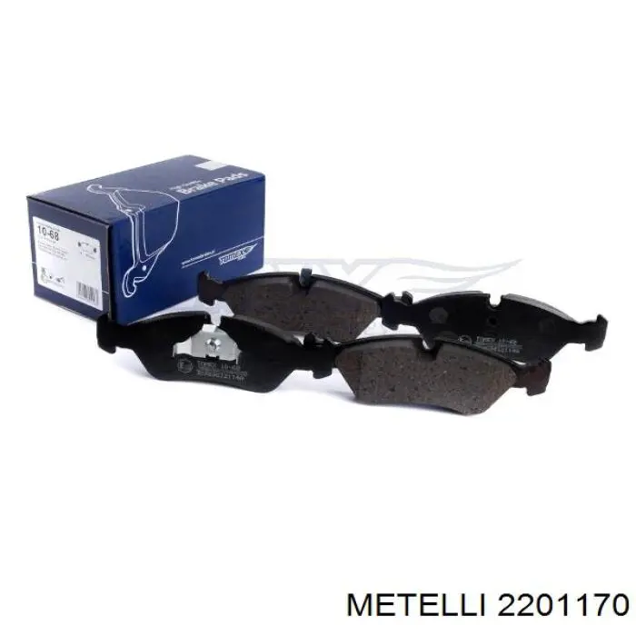 Купити 2201170 Metelli Колодки гальмівні передні, дискові