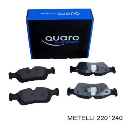 Передні тормозні колодки 2201240 Metelli
