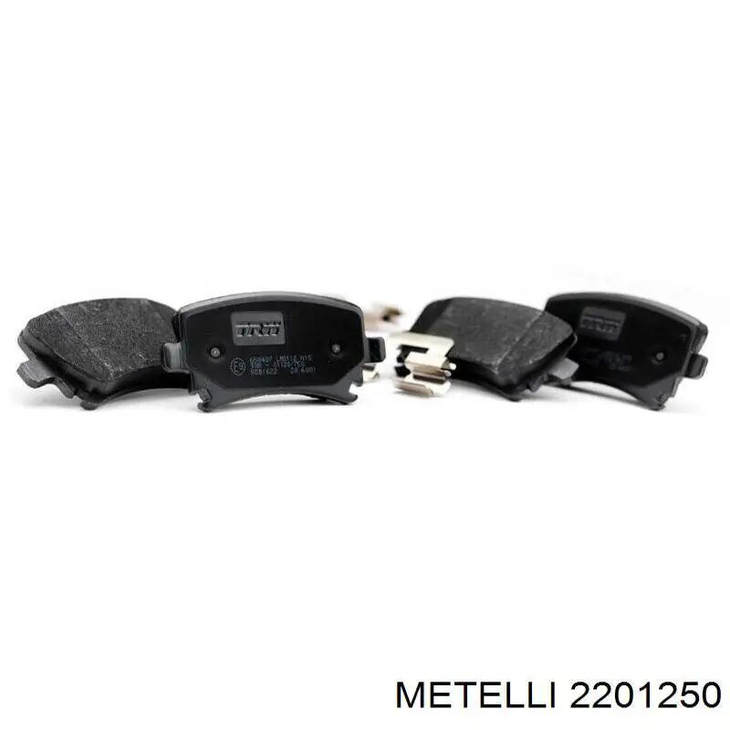 Купити 2201250 Metelli Задні колодки